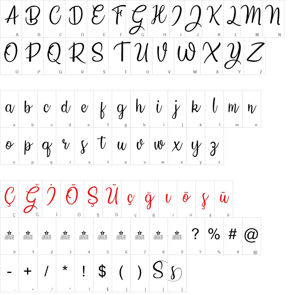 SUNFLOWERS font